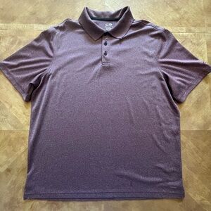 Champion Deep Plum Polo – XL – Duo Dry – Marled Finish